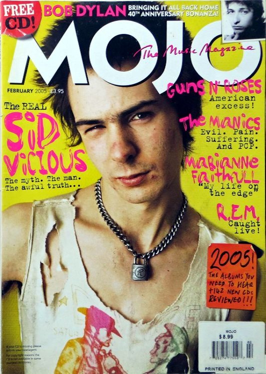 Mojo magazine February 2005 Bob Dylan front cover