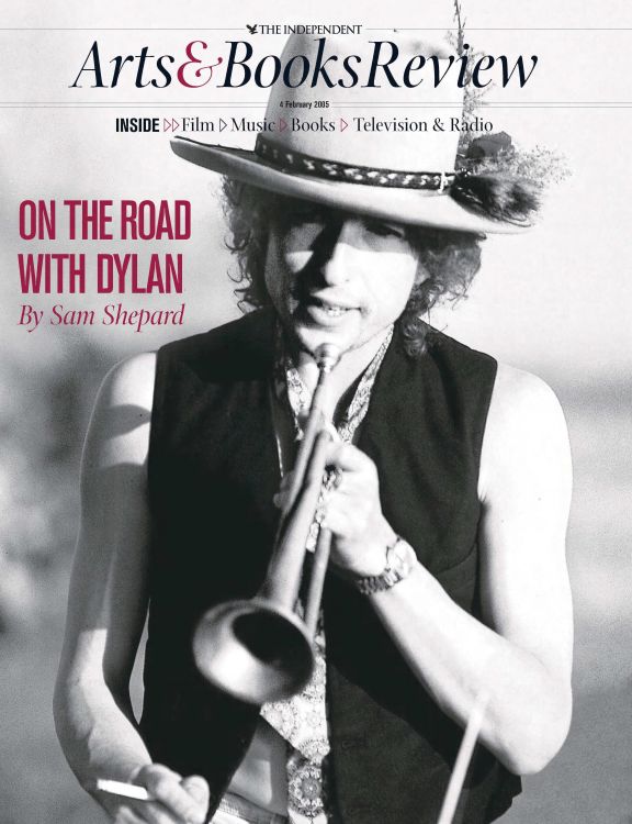 the independant arts & books review magazine 4 02 02005Bob Dylan front cover