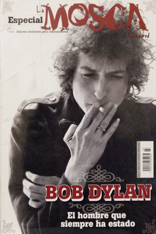 la mosca en la pared magazine Bob Dylan front cover