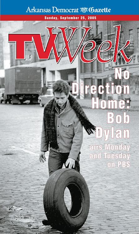 Arkansas Democrat-Gazette Bob Dylan front cover