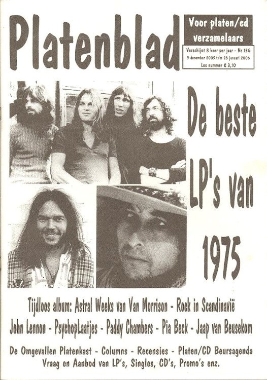 platenblad 2005 magazine Bob Dylan front cover