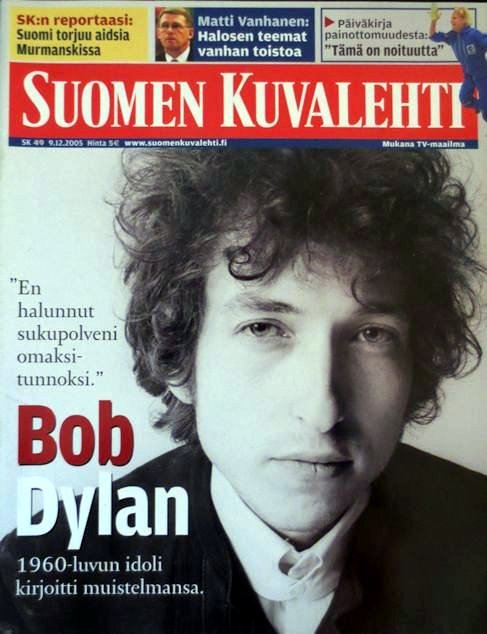 suomen kuvalehti magazine Bob Dylan front cover