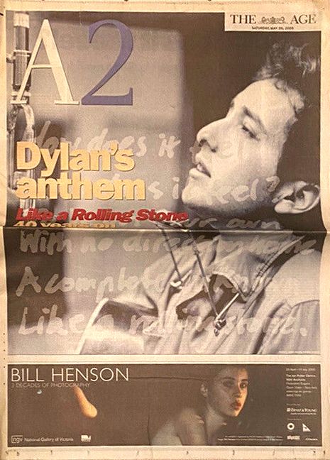 The age 2006 australia Bob Dylan front cover