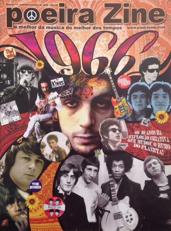 poeira zine magazine Bob Dylan front cover