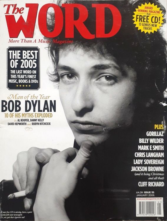 The Word Jan 2006 Bob Dylan front cover