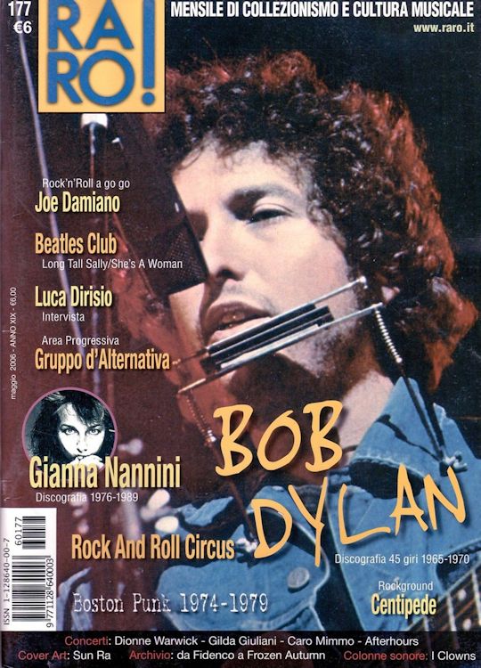 raro! #177 magazine Bob Dylan front cover