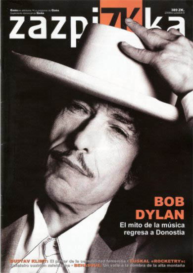 zazpika gara magazine Bob Dylan front cover