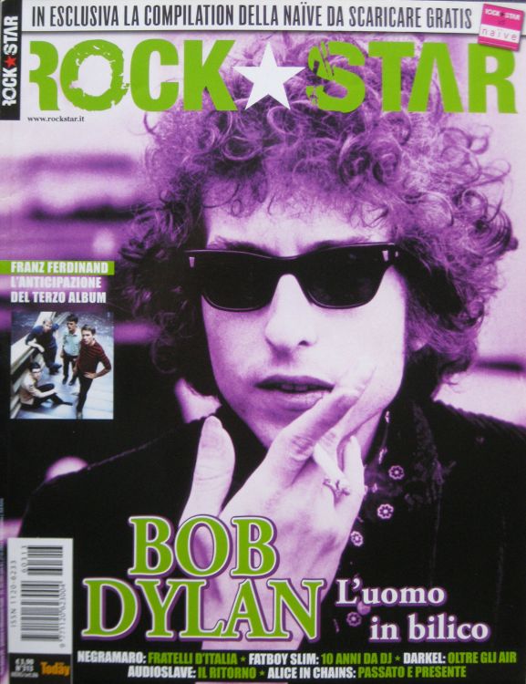 rockstar #226 magazine Bob Dylan front cover