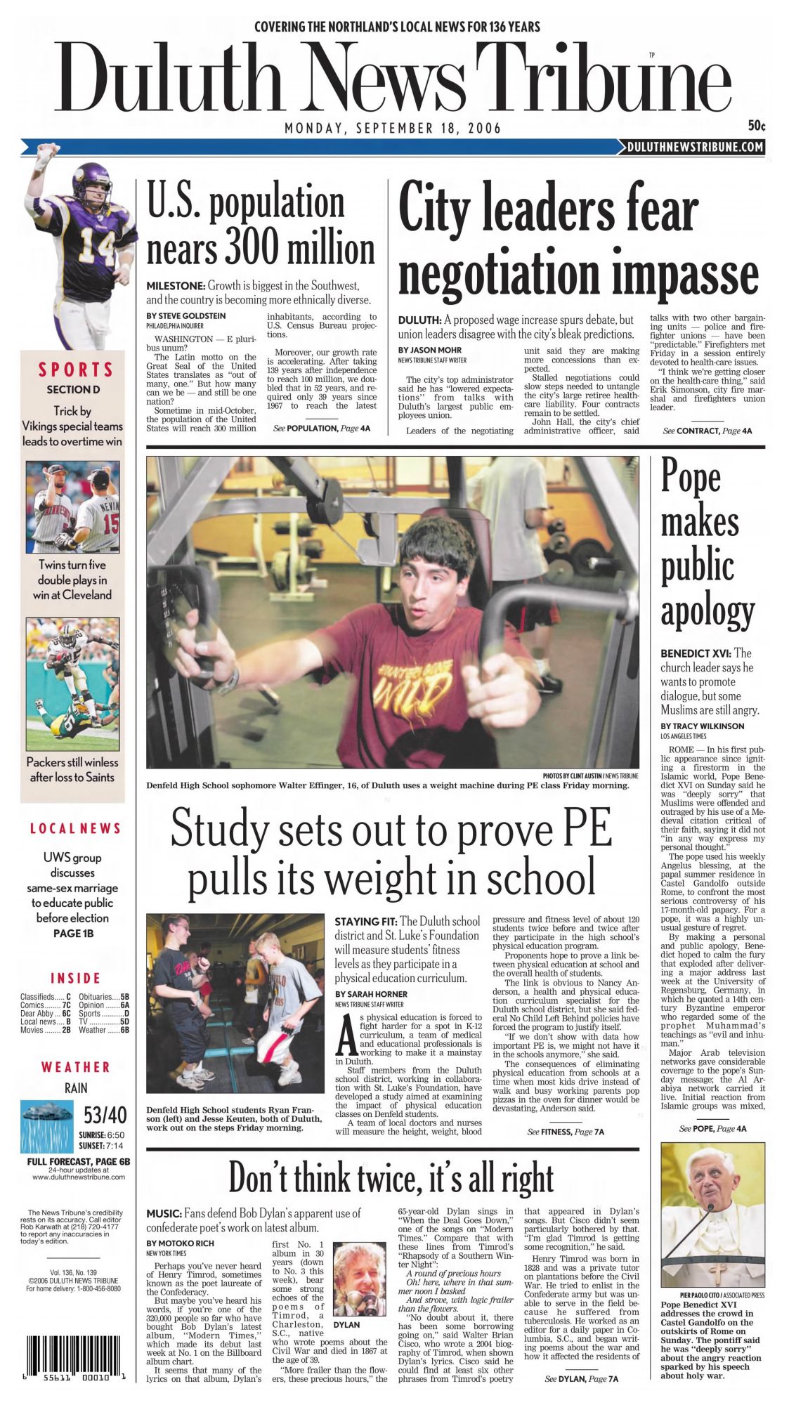 Duluth News Tribute