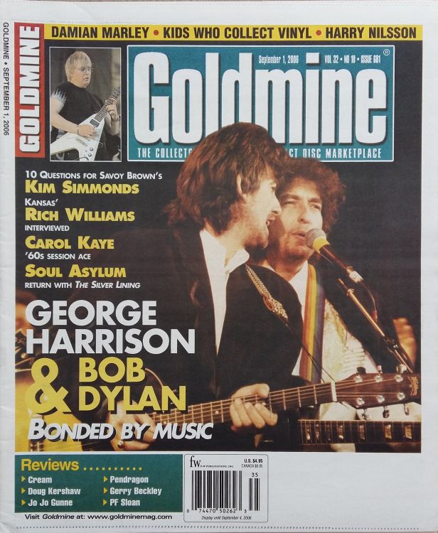 goldmine 2006 magazine Bob Dylan front cover