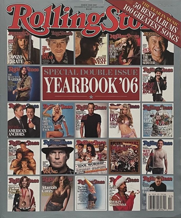 Rolling Stone US magazine december 2006 january 2007 Bob Dylan front cover