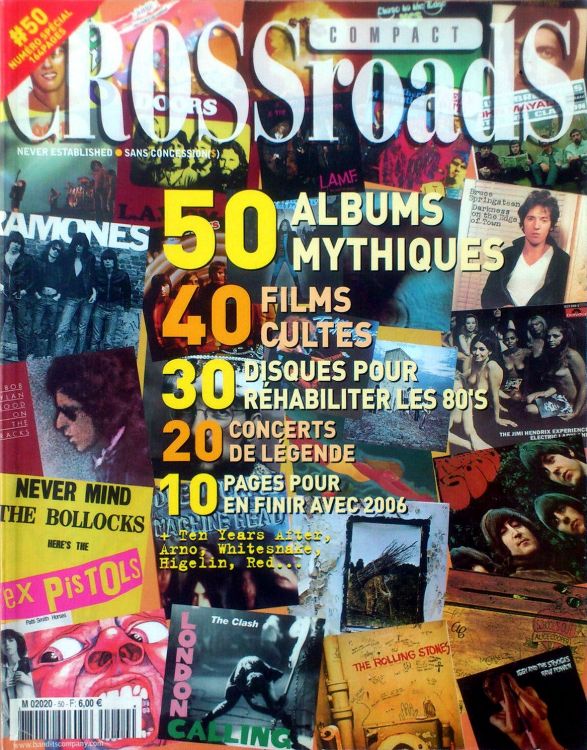 crossroads January 2007 magazine Bob Dylan front cover