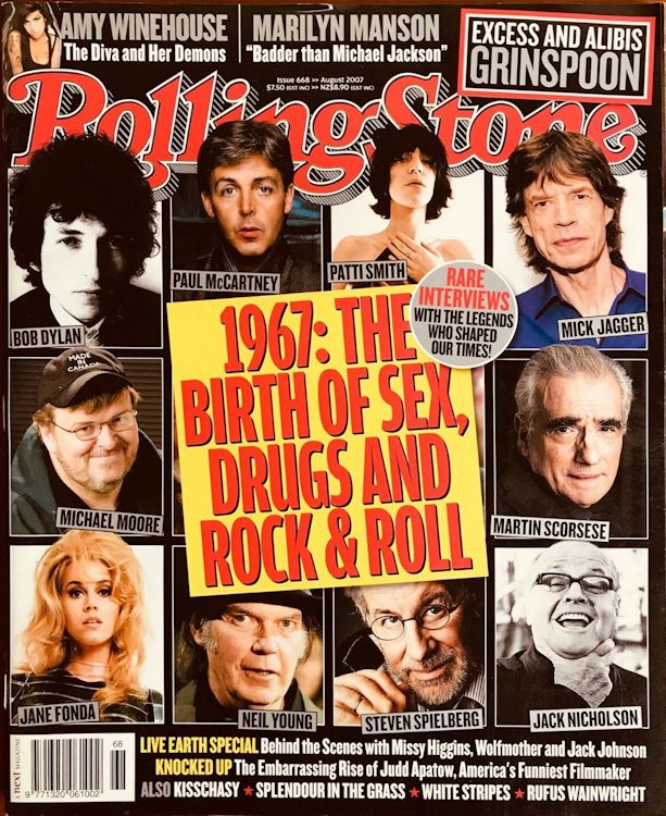 rolling stone magazine australia August 2007 Bob Dylan front cover