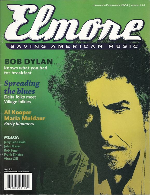 elmore #14 magazine Bob Dylan front cover