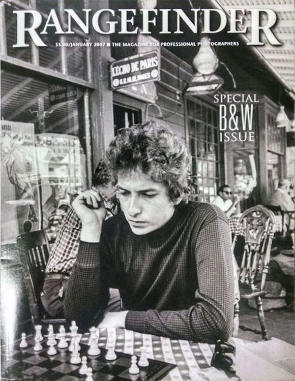 rangefinder magazine Bob Dylan front cover