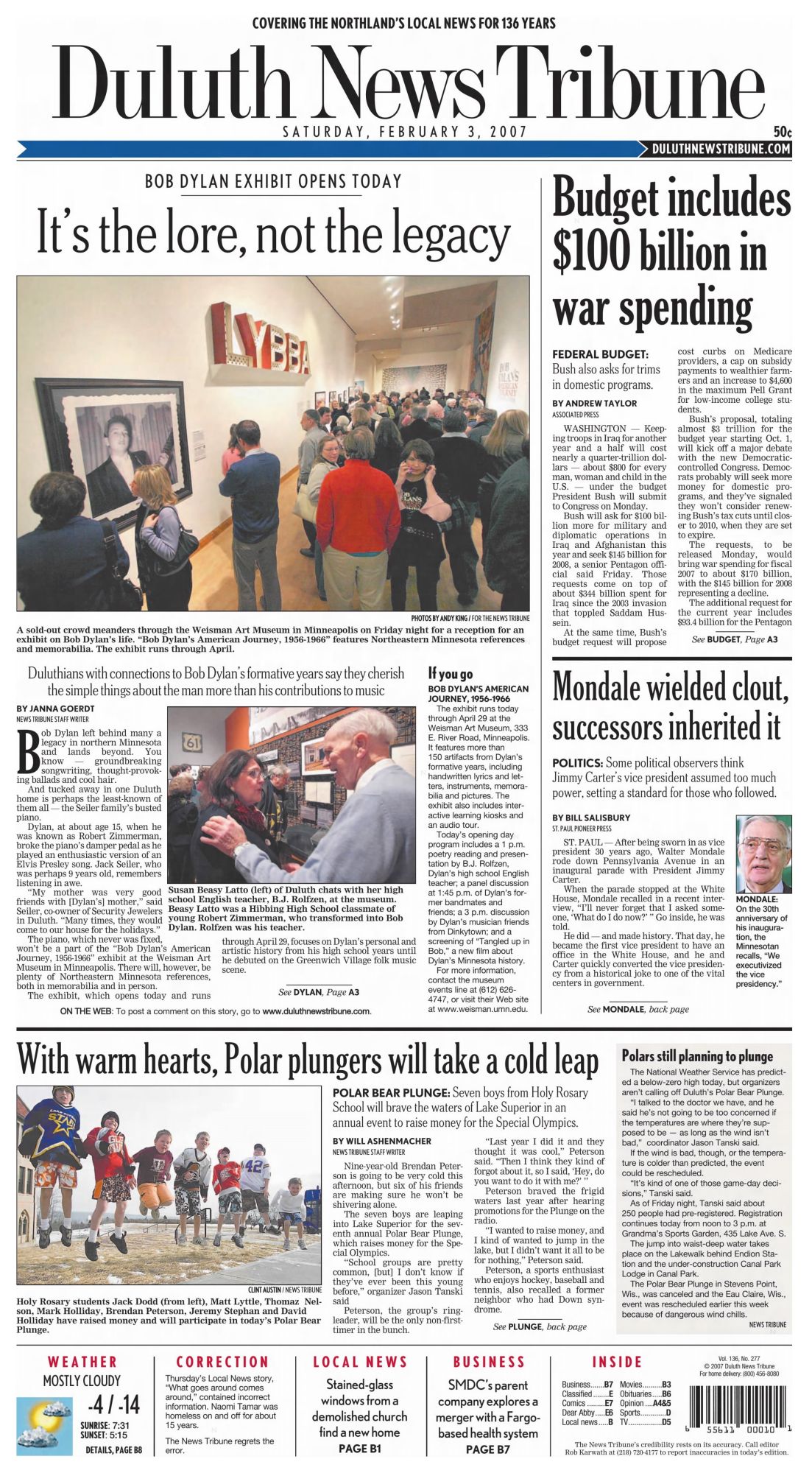 Duluth News Tribute