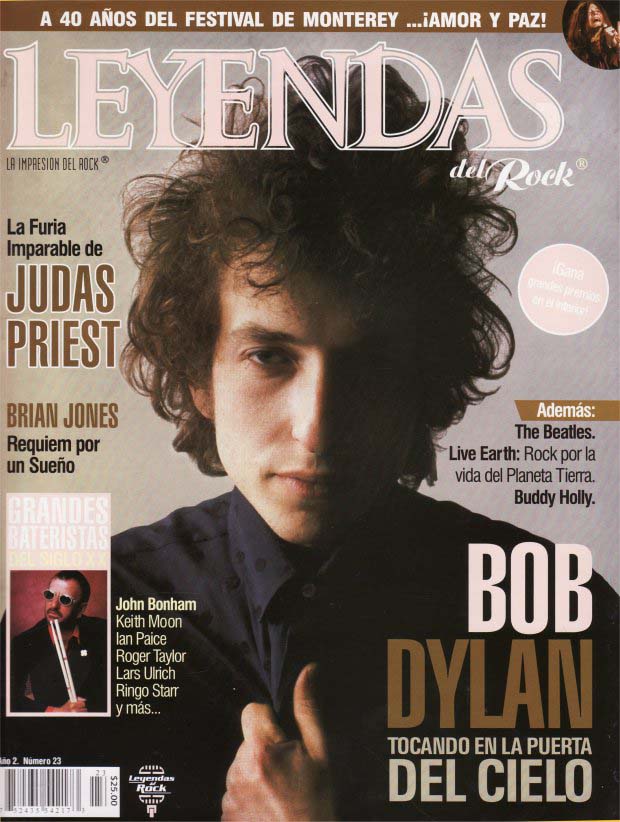leyendas del rock 2007 magazine Bob Dylan front cover