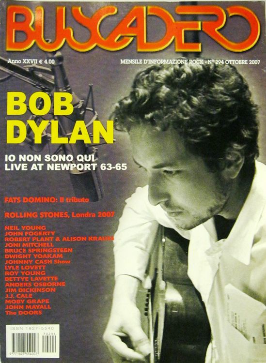 Buscadero magazine 294 Bob Dylan front cover
