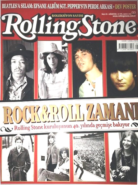 rolling stone magazine turkey Bob Dylan front cover