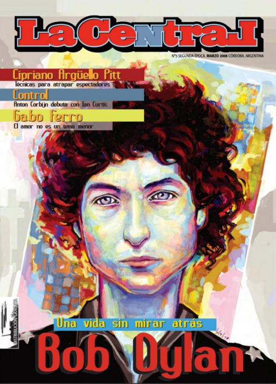 la central magazine Bob Dylan front cover