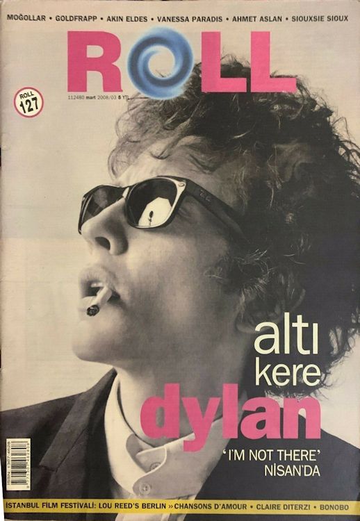 roll turkey #127 magazine Bob Dylan front cover