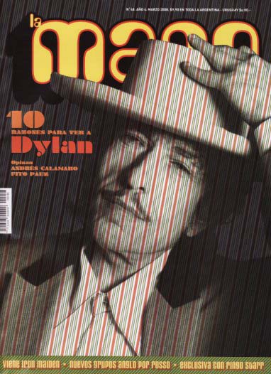 la mano argentina #48/4 magazine Bob Dylan front cover