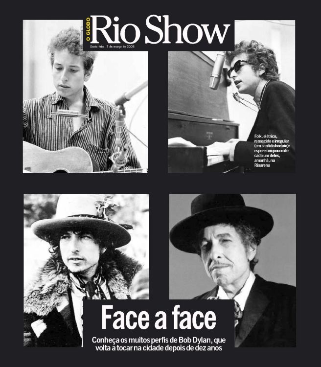 rio show magazine Bob Dylan front cover