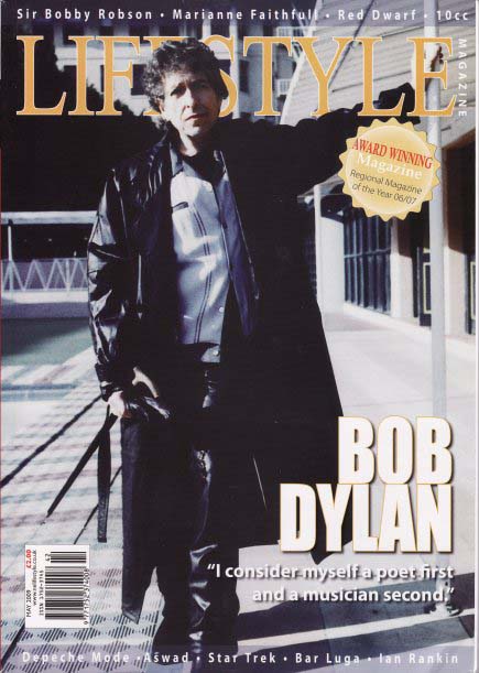 lifestyle magazine Bob Dylan front cover