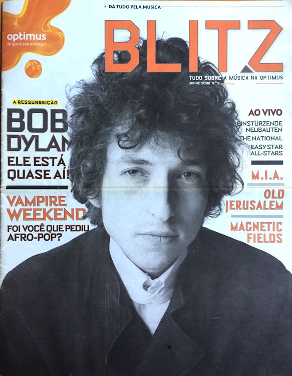 Blitz 2006 Bob Dylan front cover