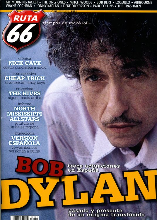 ruta 66 #250 magazine Bob Dylan front cover