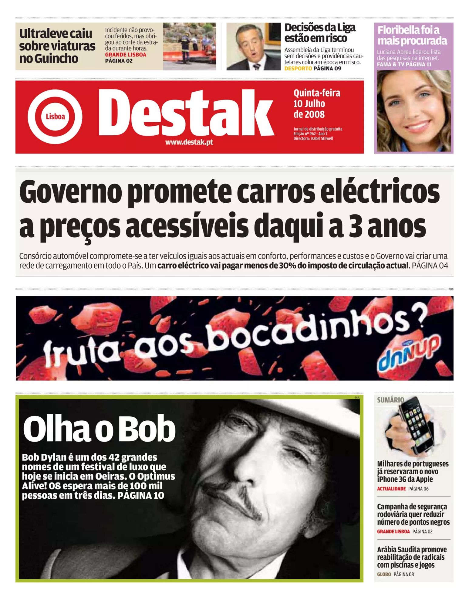 DEstak Bob Dylan front cover