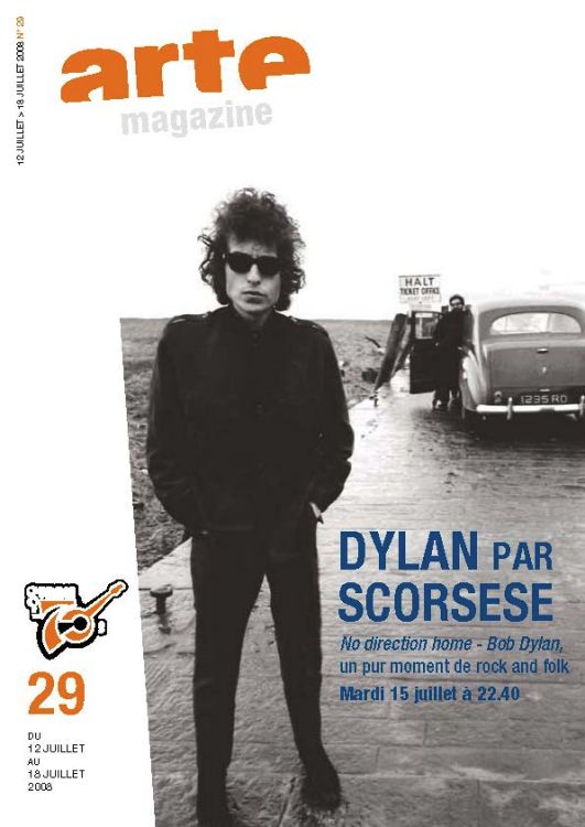 arte magazine france Bob Dylan front cover