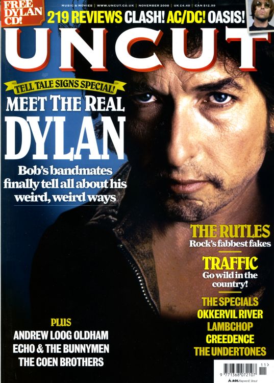 uncut magazine Bob Dylan cover story