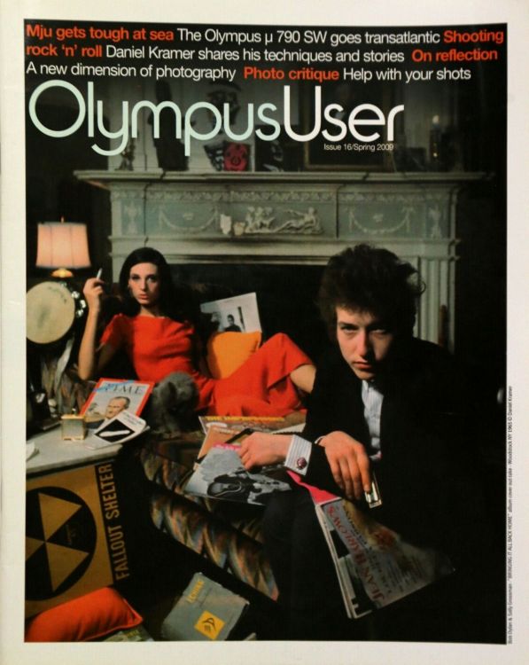 olympus user magazine Bob Dylan front cover