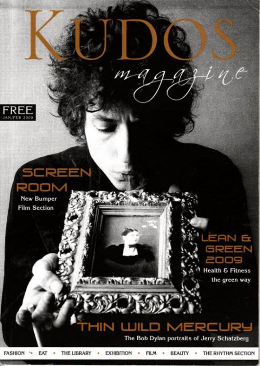 kudos magazine Bob Dylan front cover