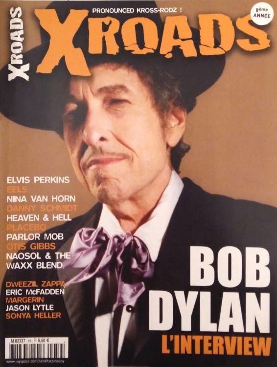 crossroads May 2009 magazine Bob Dylan front cover