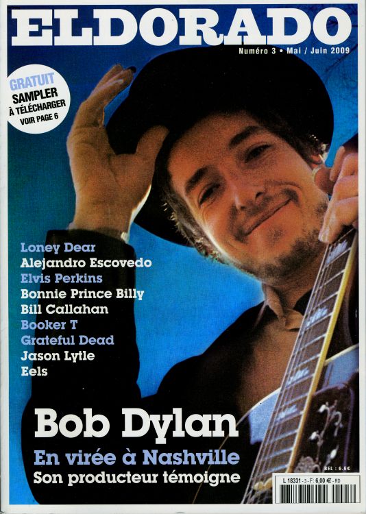 eldorado magazine Bob Dylan front cover