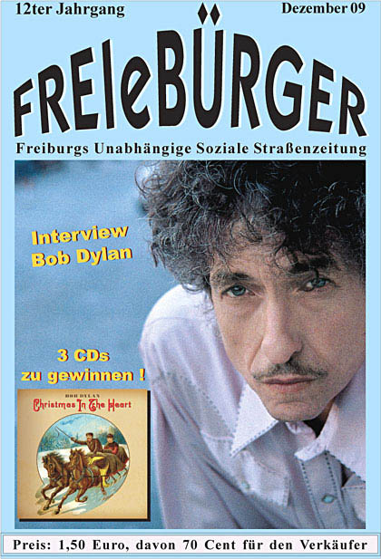 frei e bürger magazine Bob Dylan front cover
