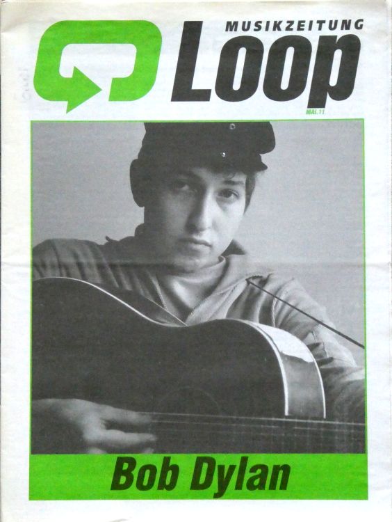muzikzeitung loop Bob Dylan front cover
