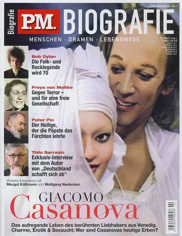 Biografie magazine Bob Dylan front cover