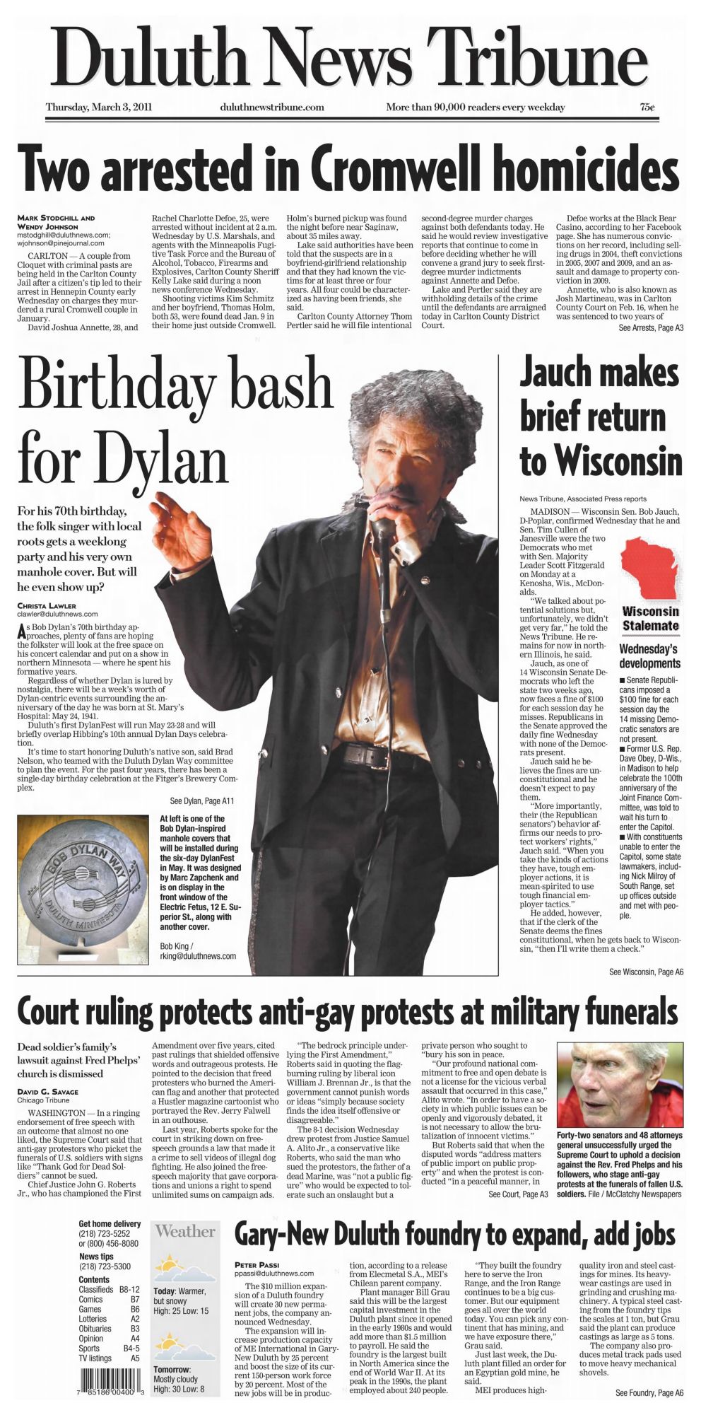 Duluth News Tribute