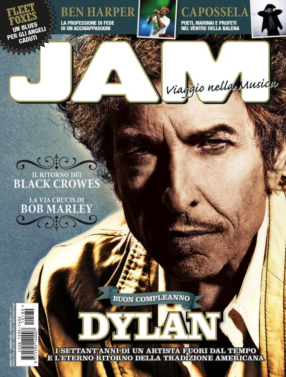jam 2011 magazine Bob Dylan front cover