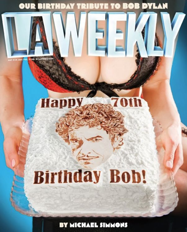 la weekly magazine 2011Bob Dylan front cover
