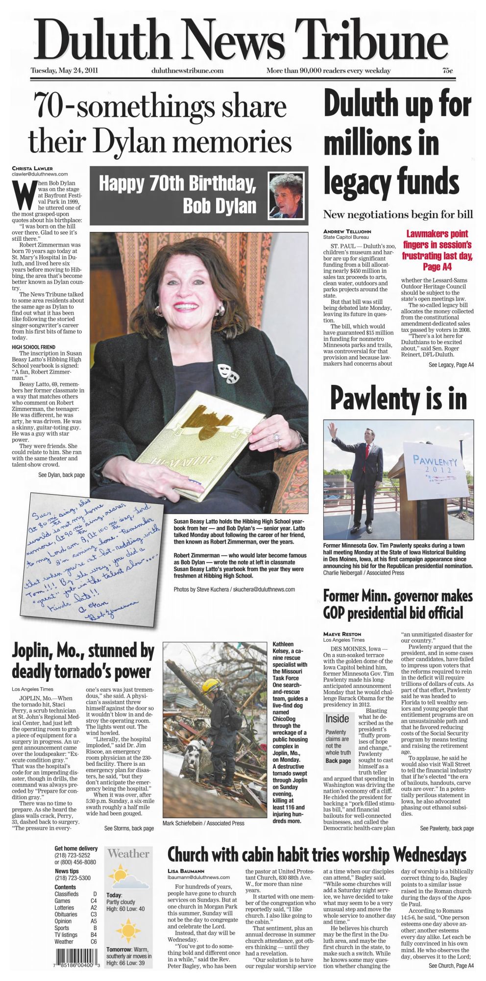 Duluth News Tribute
