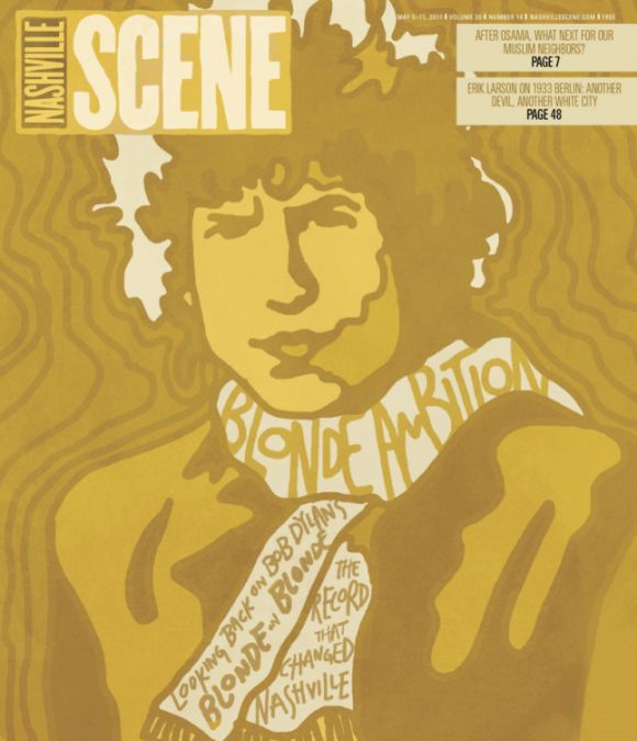 nashville scene 2011 magazine Bob Dylan front cover