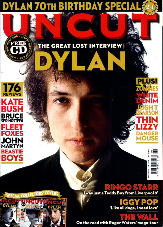 uncut magazine June 2011 #1 Bob Dylan cover story
