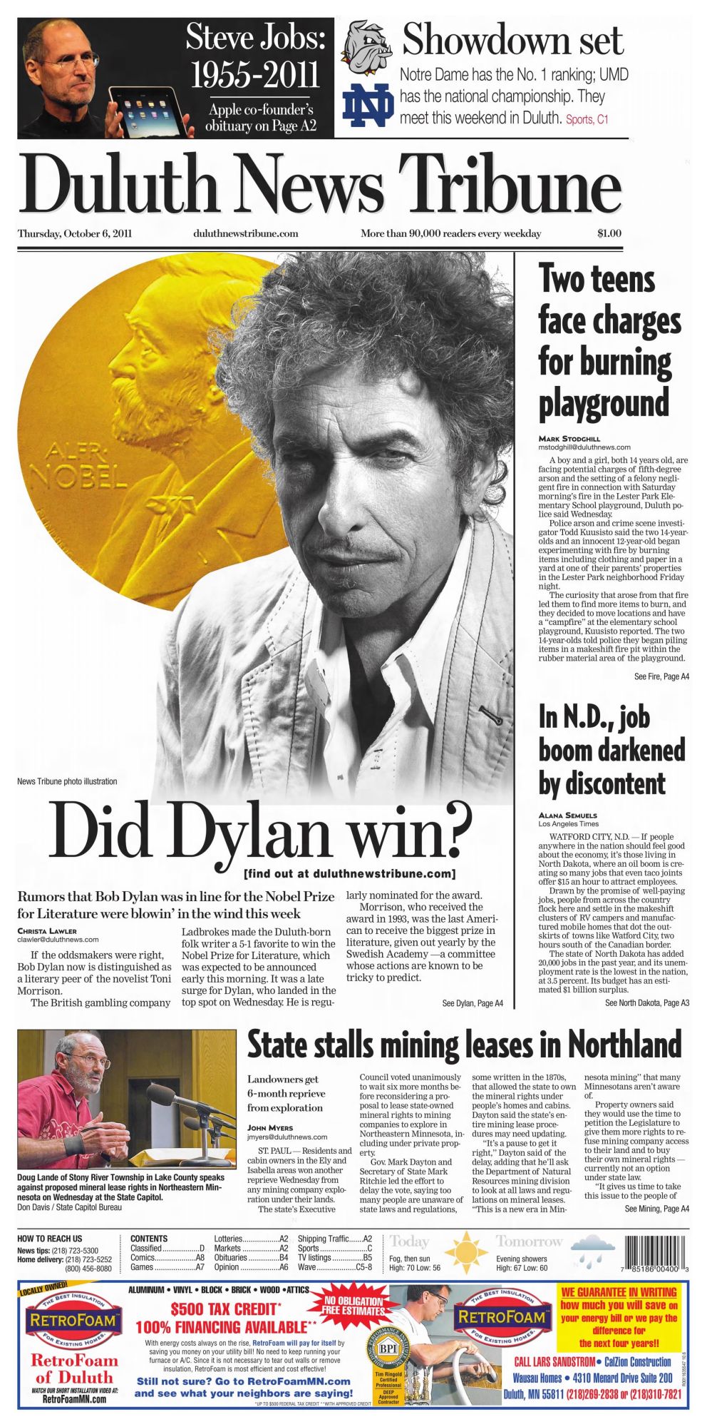 Duluth News Tribute