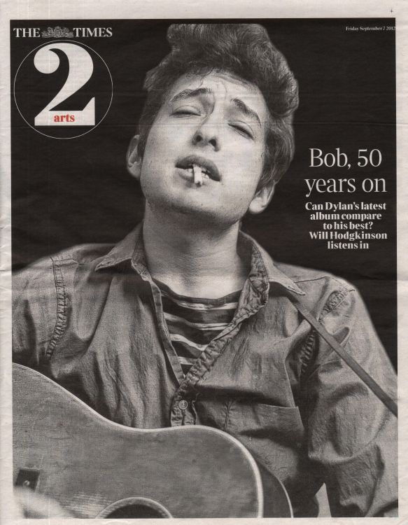 times 2 uk magazine Bob Dylan cover story