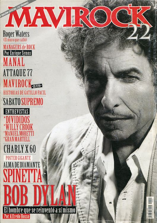 mavirock magazine Bob Dylan front cover