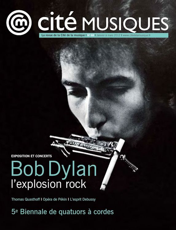 cité musiques magazine Bob Dylan front cover